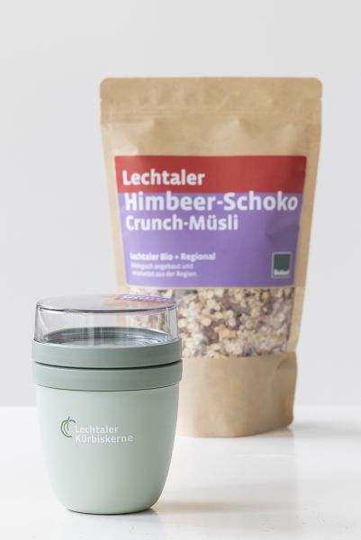Set - Lunchpot + Himbeer-Schoko Crunch-Müsli