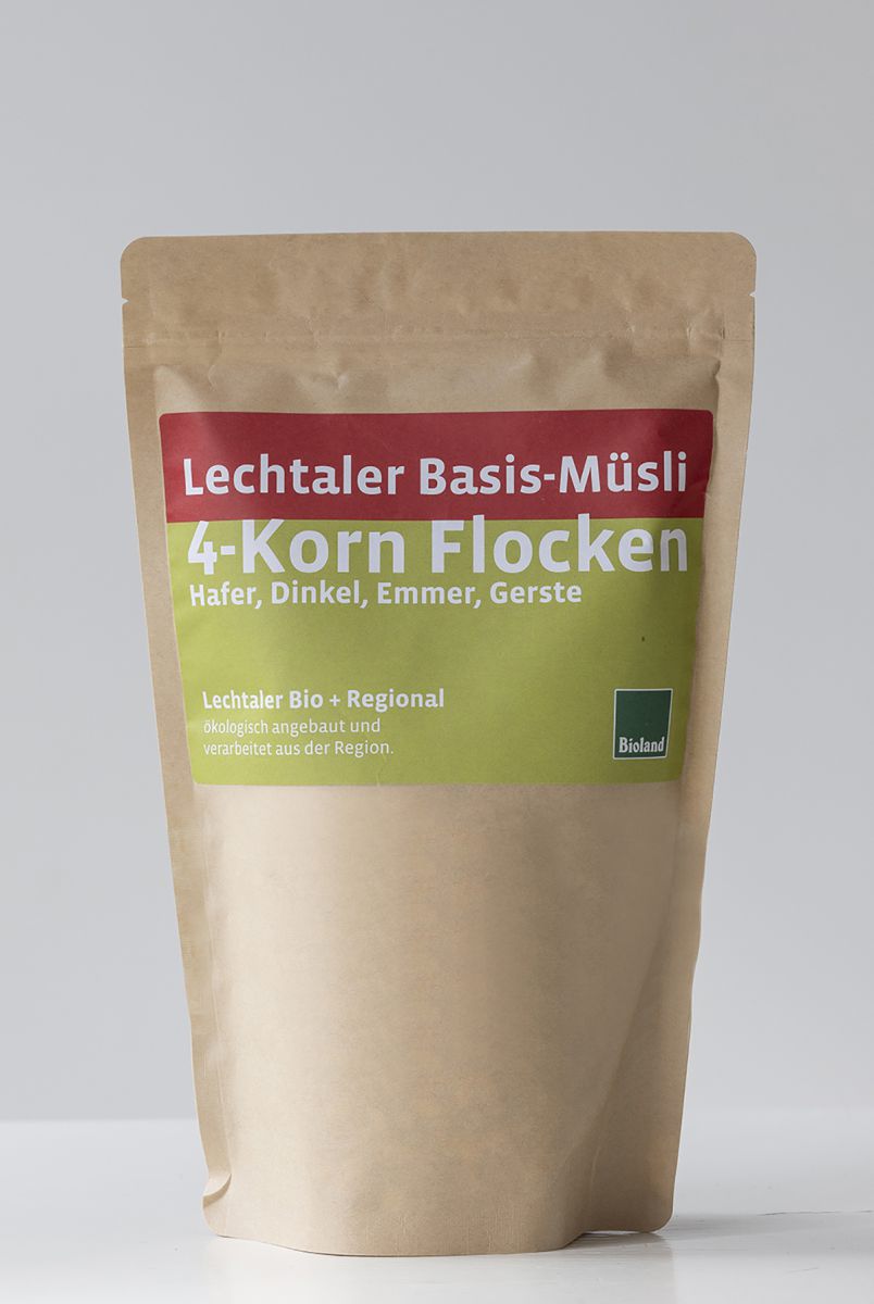 4-Korn Flocken Basis-Müsli