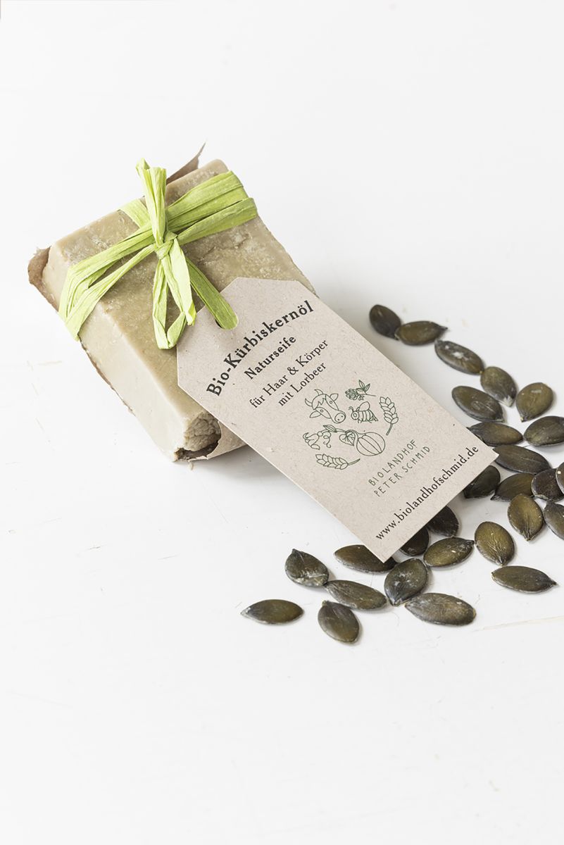 Kürbiskernseife für Haar + Körper
